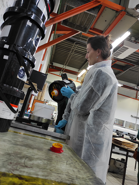 Les Divines d&#8217;Alsace visitent l&#8217;imprimerie Grai Etiquette à Colmar Wintzenheim 2