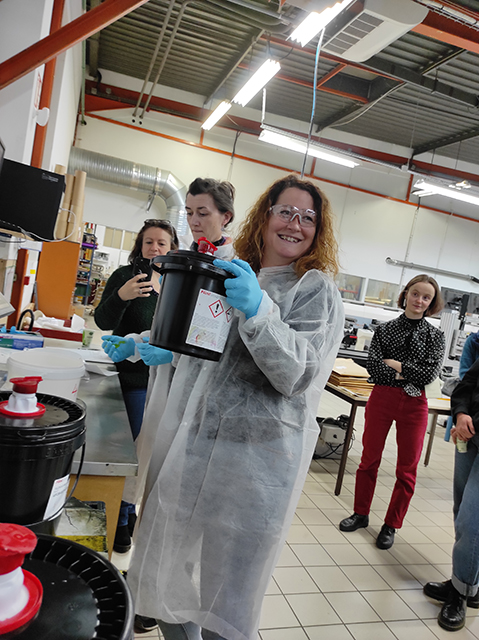 Les Divines d&#8217;Alsace visitent l&#8217;imprimerie Grai Etiquette à Colmar Colmar 3