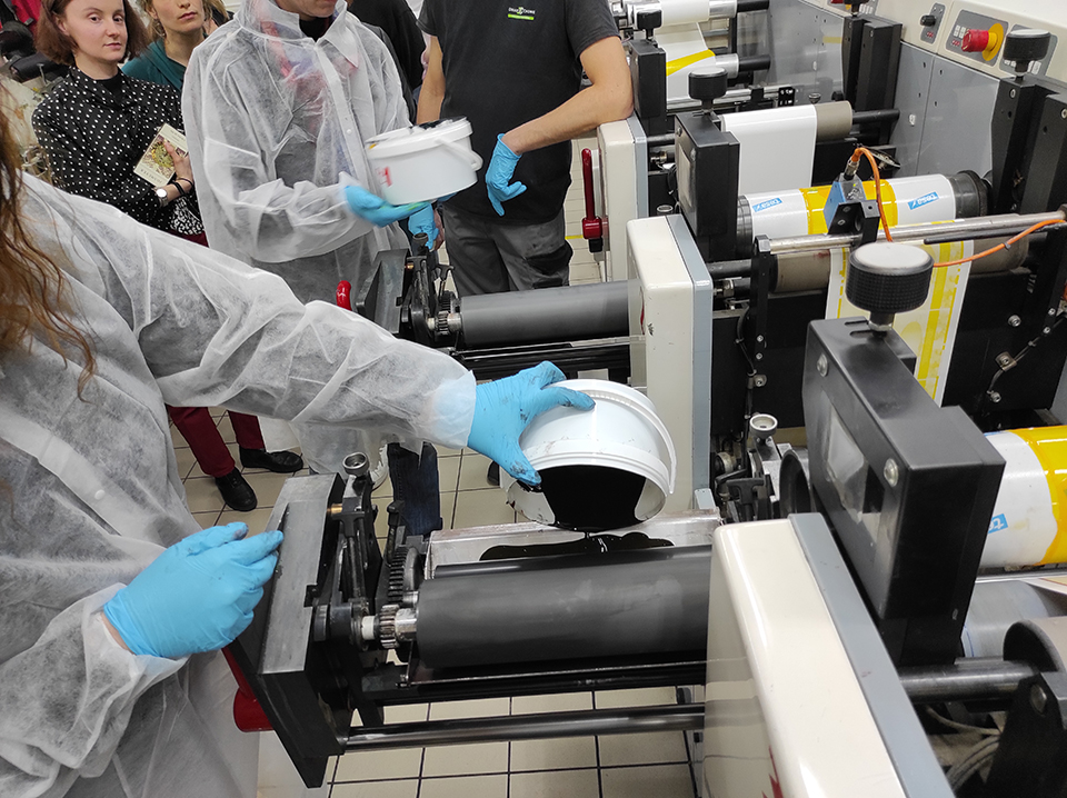 Les Divines d&#8217;Alsace visitent l&#8217;imprimerie Grai Etiquette à Colmar Guebwiller 5