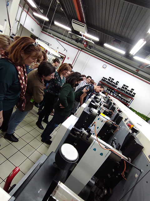 Les Divines d&#8217;Alsace visitent l&#8217;imprimerie Grai Etiquette à Colmar Soultz-Haut-Rhin 6