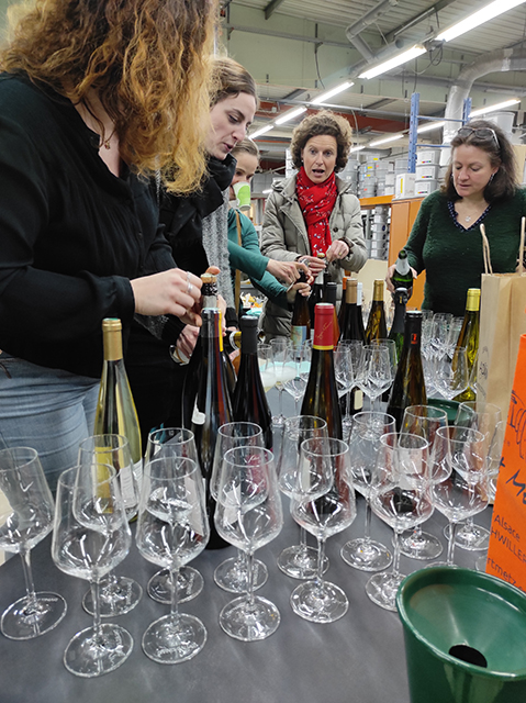 Les Divines d&#8217;Alsace visitent l&#8217;imprimerie Grai Etiquette à Colmar Wittelsheim 7